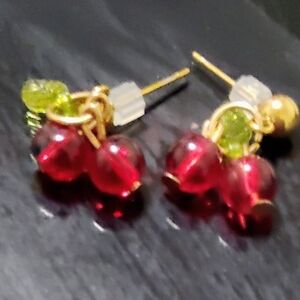 Elegant Cherry Earrings